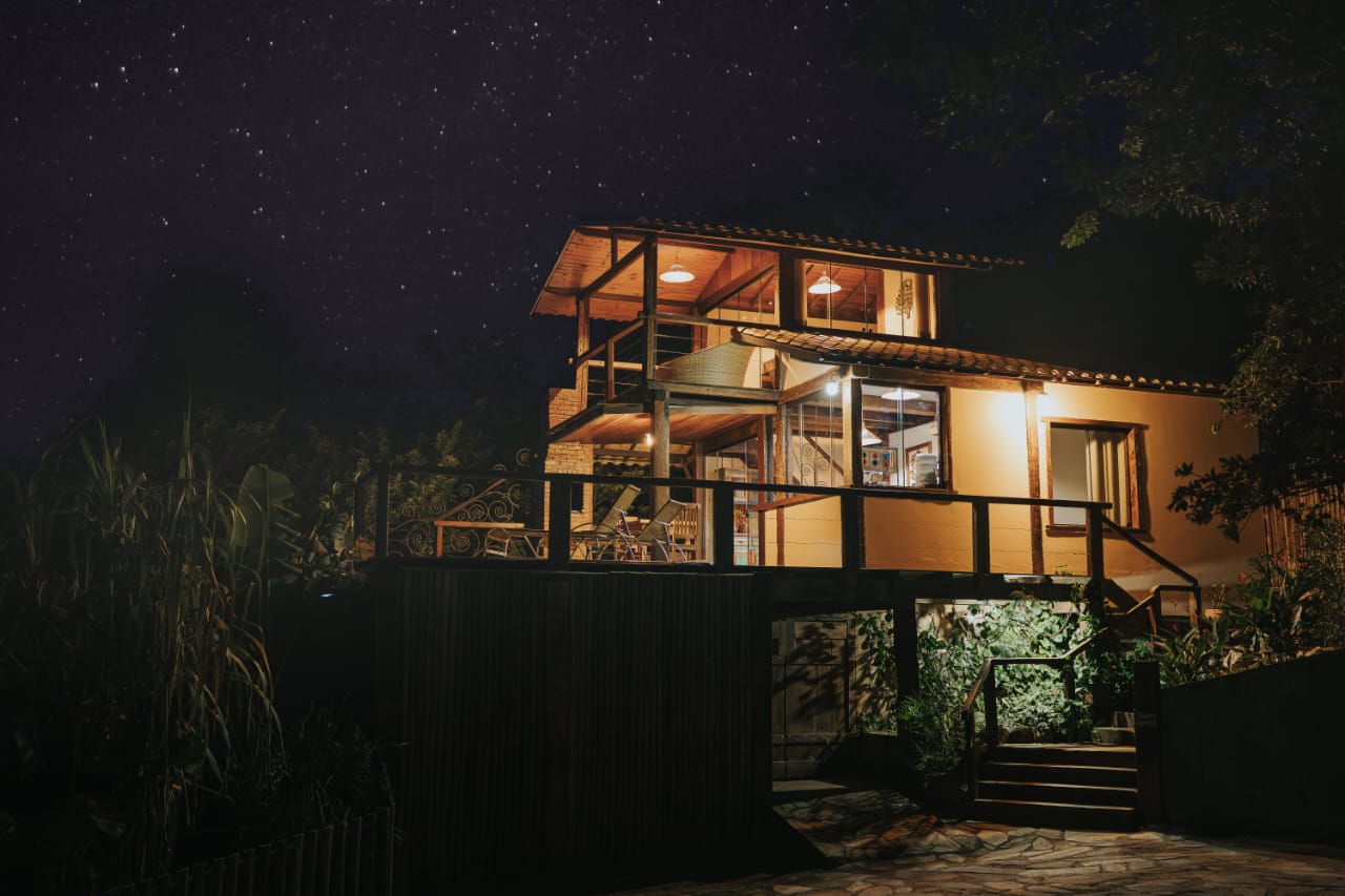 Cozinha gourmet e jantar